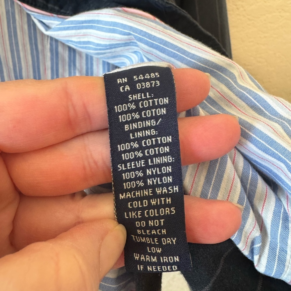 American Eagle Medium Jacket Button Down Black‎ P… - image 7